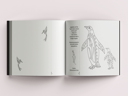 Türk Süsleme Sanatlarından Motiflerle BOYAMA KARTLARI 1