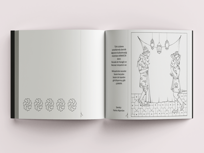 Türk Süsleme Sanatlarından Motiflerle BOYAMA KARTLARI 1