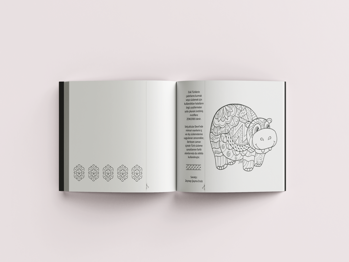 Türk Süsleme Sanatlarından Motiflerle BOYAMA KARTLARI 2