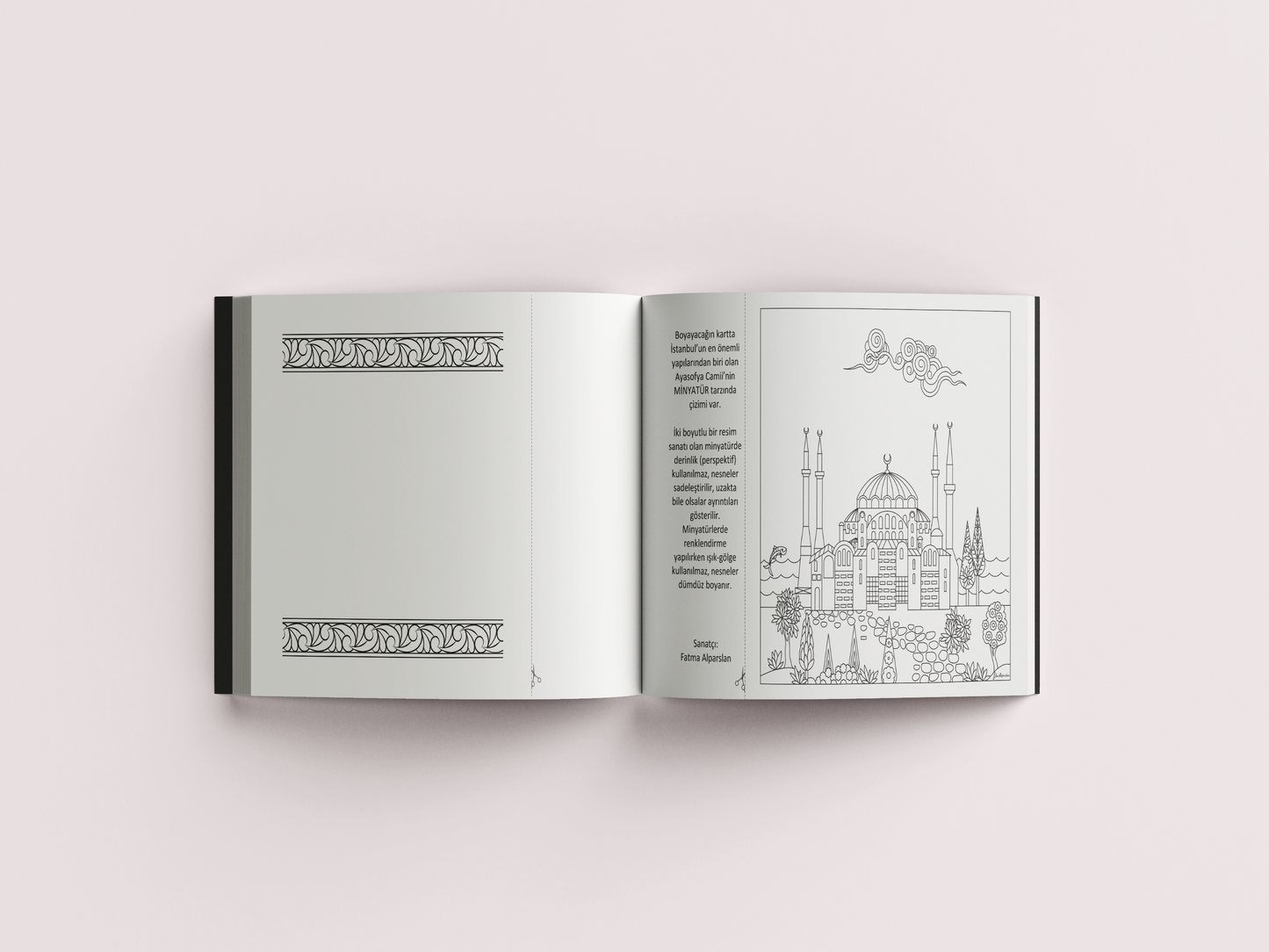 Türk Süsleme Sanatlarından Motiflerle BOYAMA KARTLARI 2