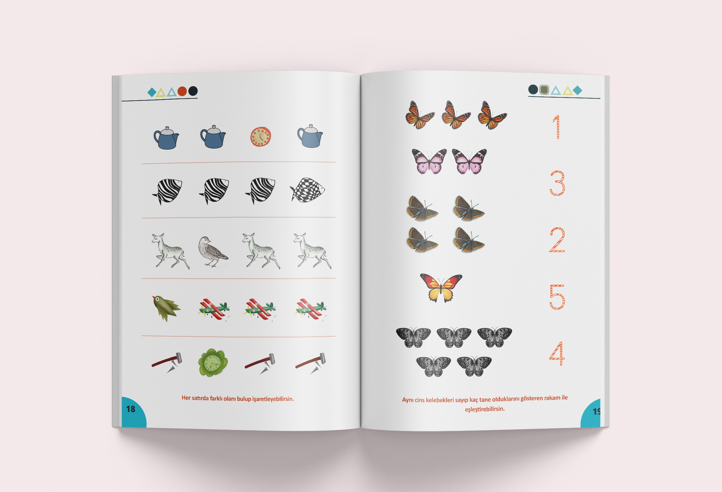 Dikkatli Çocukların Etkinlik Kitabı 1