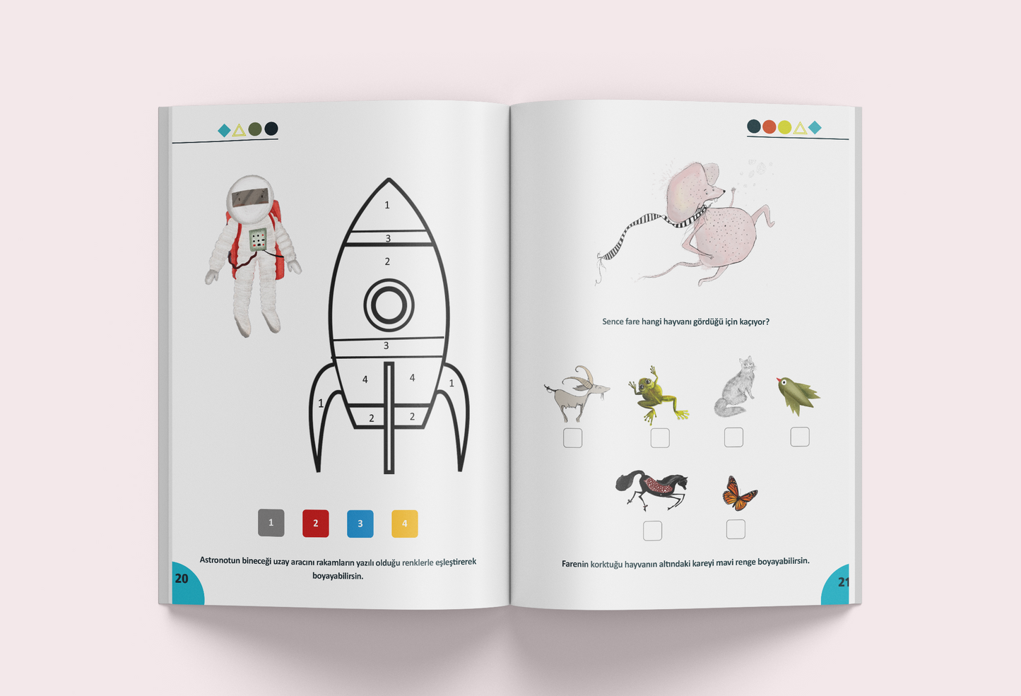 Dikkatli Çocukların Etkinlik Kitabı 1